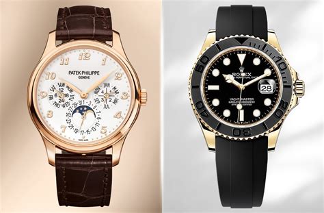 rolex watch vs|rolex vs patek philippe.